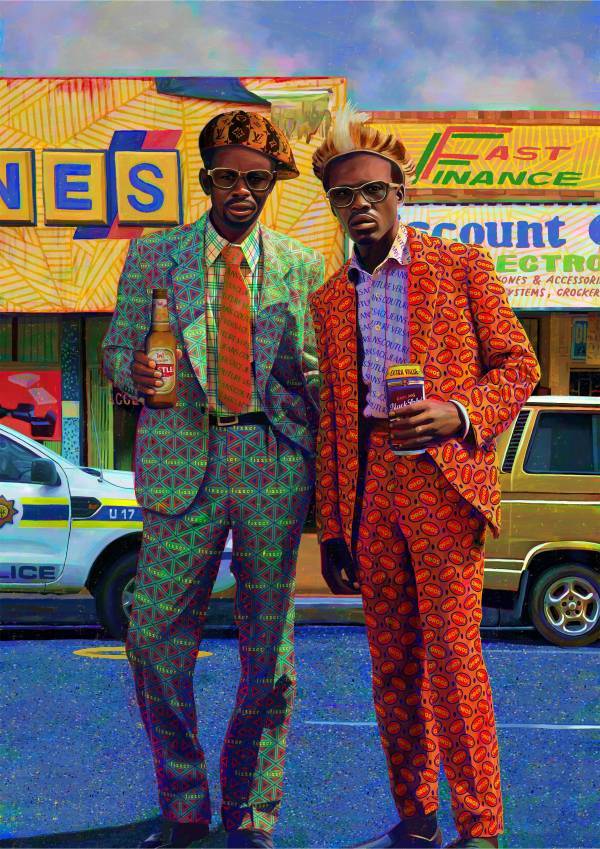 Fast Finance & A Beer — Original South African Artwork