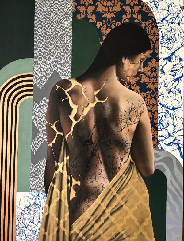 The Soft Refusal to Fall — Original South African Artwork