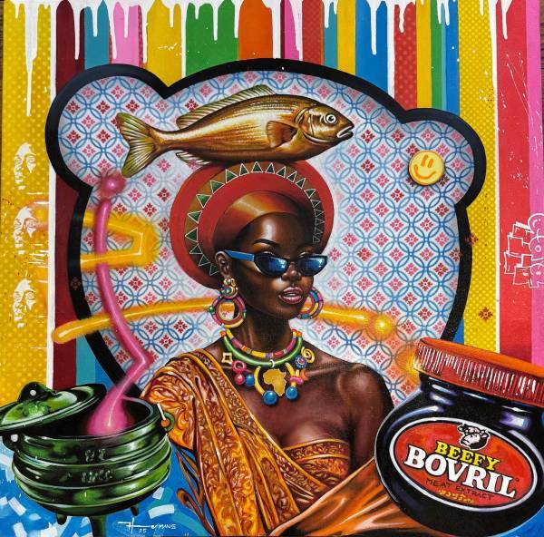 Vis en Vleis Diasec (Edition of 6) — Original South African Artwork
