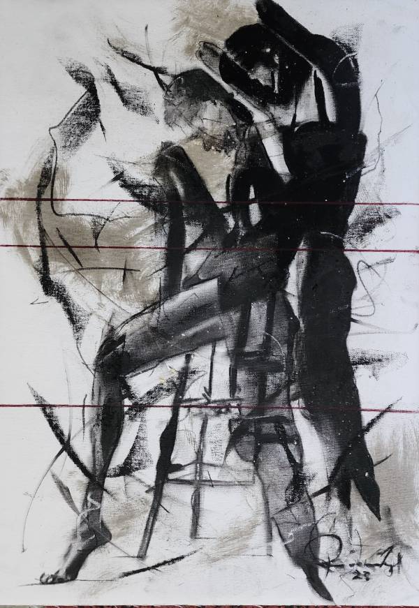 Technical A (Framed) — Original South African Artwork