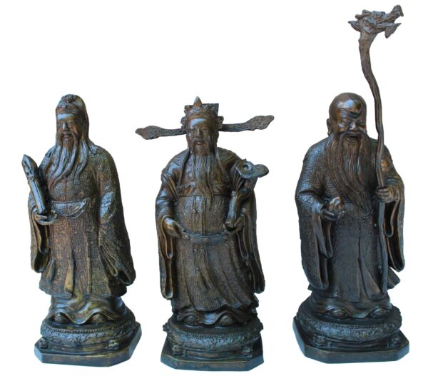 China Ming Dynasty 3 Piece Bronze — Original South African Artwork