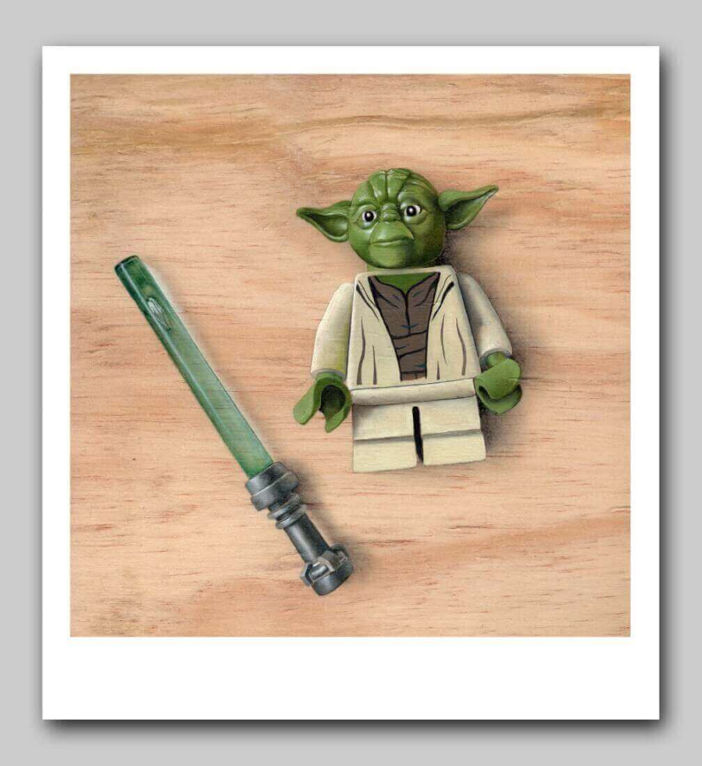 Painting of Yoda — Original South African Artwork