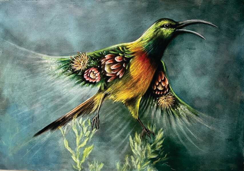 Birds of a Feather I Print — Original South African Artwork