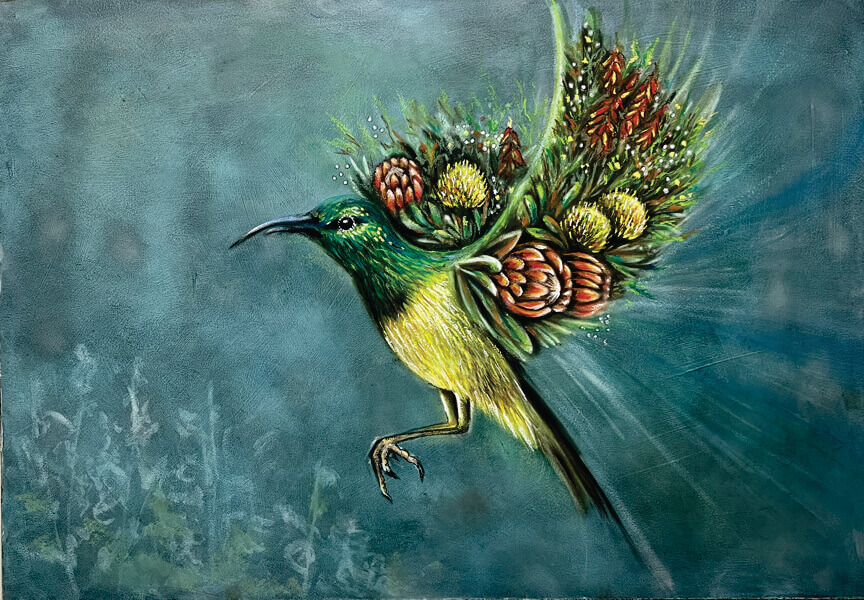 Birds of a Feather III Print — Original South African Artwork